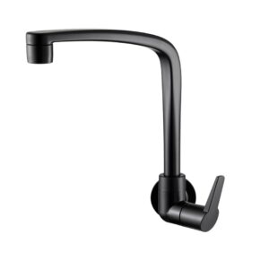 LORENZETTI TORNEIRA PVC COZINHA PAREDE FLATT PRETO FOSCO 1168 F71  1/4 VOLTA