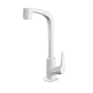 LORENZETTI TORNEIRA PVC LAVATÓRIO FLATT BRANCA 1195 F71 1/4 VOLTA