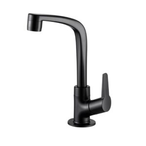 LORENZETTI TORNEIRA PVC LAVATÓRIO FLATT PRETO FOSCO 1195 F71 1/4 VOLTA