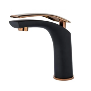 PEVILON MONOCOMANDO LAVATÓRIO FERRARA BAIXO PRETO 205215