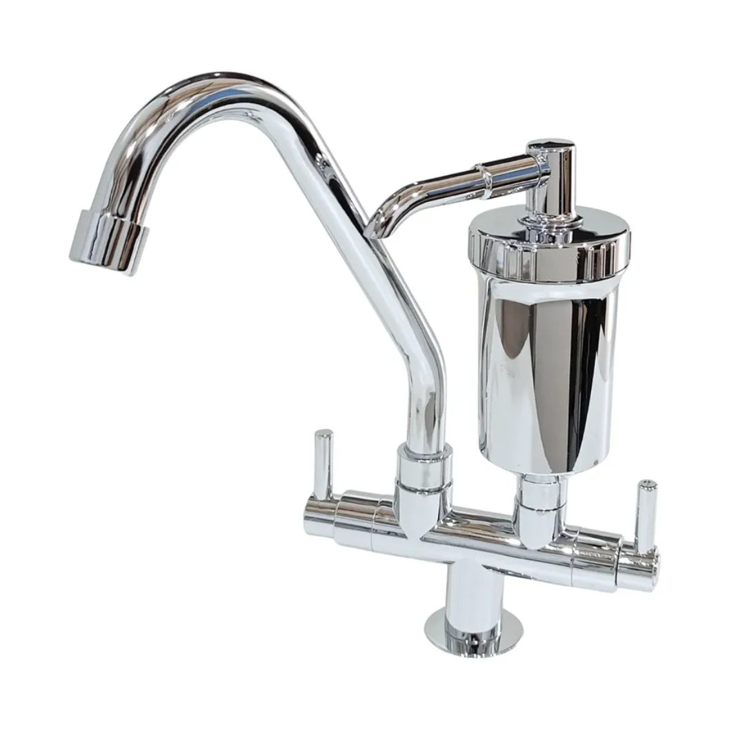 PEVILON TORNEIRA COM FILTRO MESA GOURMET SANREMO 3183 C64 CROMADA 1/4