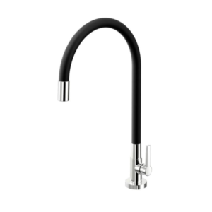 PEVILON TORNEIRA COZINHA PAREDE FLEX BLACK 98172 C74 MONREALE 1/4 VOLT