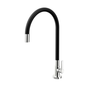 PEVILON TORNEIRA LAVATÓRIO MESA ALTA PISA 92501 C67 PRETA 1/4 VOLTA