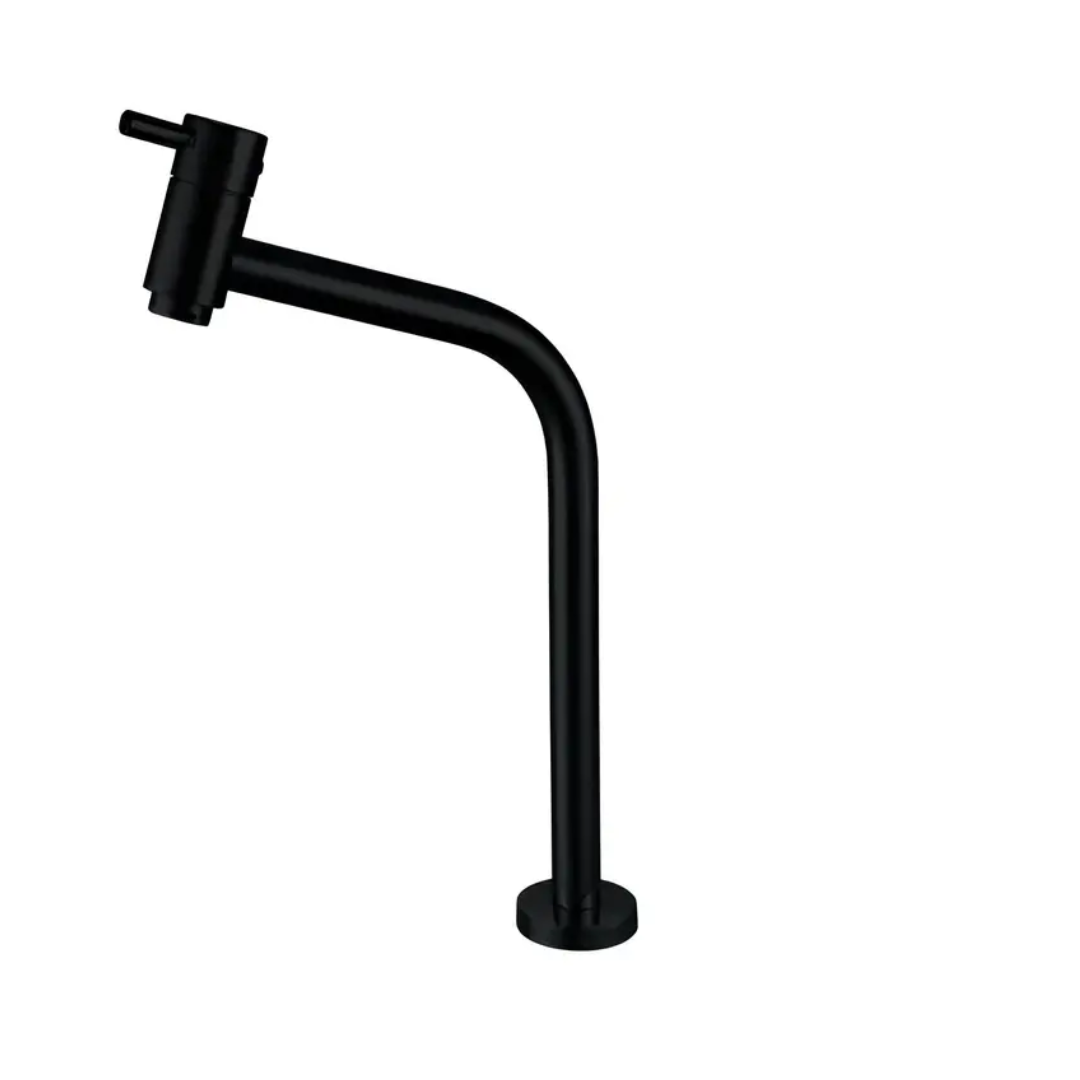 PEVILON TORNEIRA LAVATÓRIO MESA VERNAZZA 91354 C28 PRETA 1/4 VOLTA