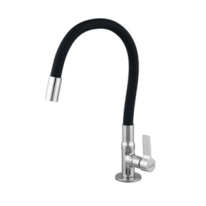 PEVILON TORNEIRA PIA COZINHA MESA GENOVA 94140 C28 PRETA 1/4 VOLTA