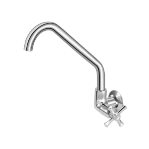 PEVILON TORNEIRA PIA COZINHA PAREDE GENOVA 4164 C52 CROMADA 1/4 VOLTA