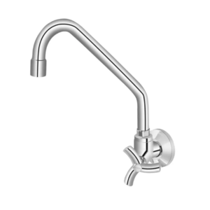 PEVILON TORNEIRA PIA COZINHA PAREDE GENOVA C70 CROMADA 1/4 VOLTA