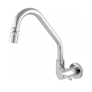 PEVILON TORNEIRA PIA COZINHA PAREDE VERNAZA 1305 C28 CROMADA 1/4 VOLTA