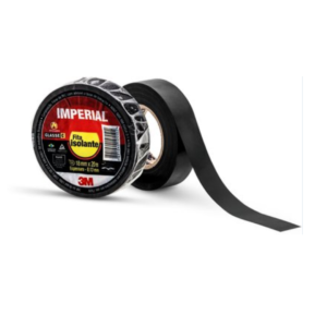 FITA ISOLANTE 20M PRETA IMPERIAL SLIM 3M