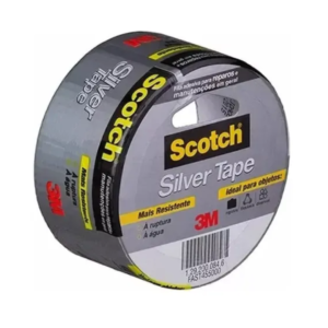 FITA SCOTCH SILVER TAPE 45MM X 5 METROS ROLO 3M