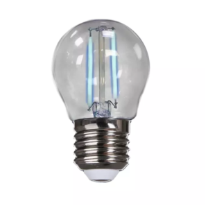 LÂMPADA LED BOLINHA FILAMENTO 2W E27 AZUL BIVOLT AVANT