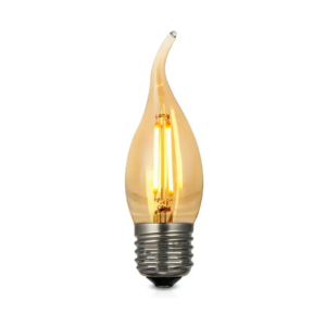 LÂMPADA LED RETRO VELA CHAMA 2W E27 AMBAR 2200K AVANT