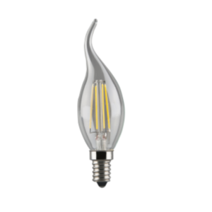 LÂMPADA LED VELA 2W E14 CLEAR 2700K AVANT
