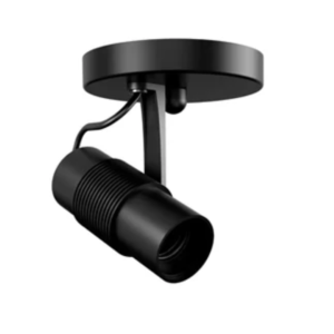 SPOT BASIC 1 LÂMPADA E27  PRETO AVANT