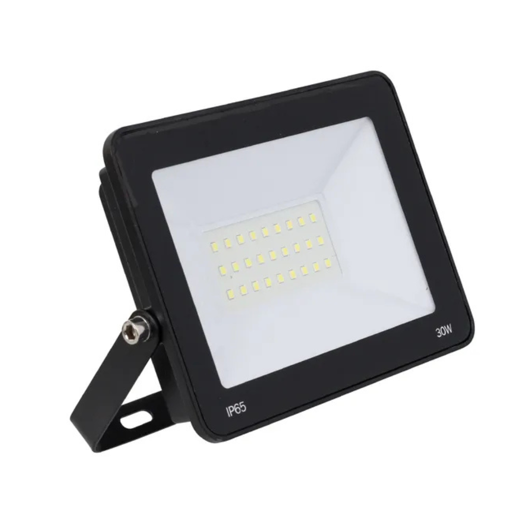 PROJETOR / REFLETOR LED SMART 30W PRETO 6500K BRILIA