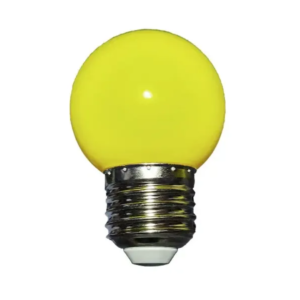 LÂMPADA MINI GLOBO LED 1W AMARELA E27 EMPALUX