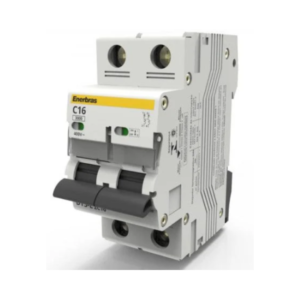 DISJUNTOR DIN-C BIPOLAR 2 X 16A ENERBRAS