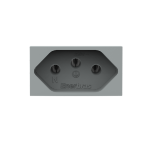 DUBAI 5329 EN/MV MODULO TOMADA 2P+T 20A VOLCANO MATTE ENERBRAS