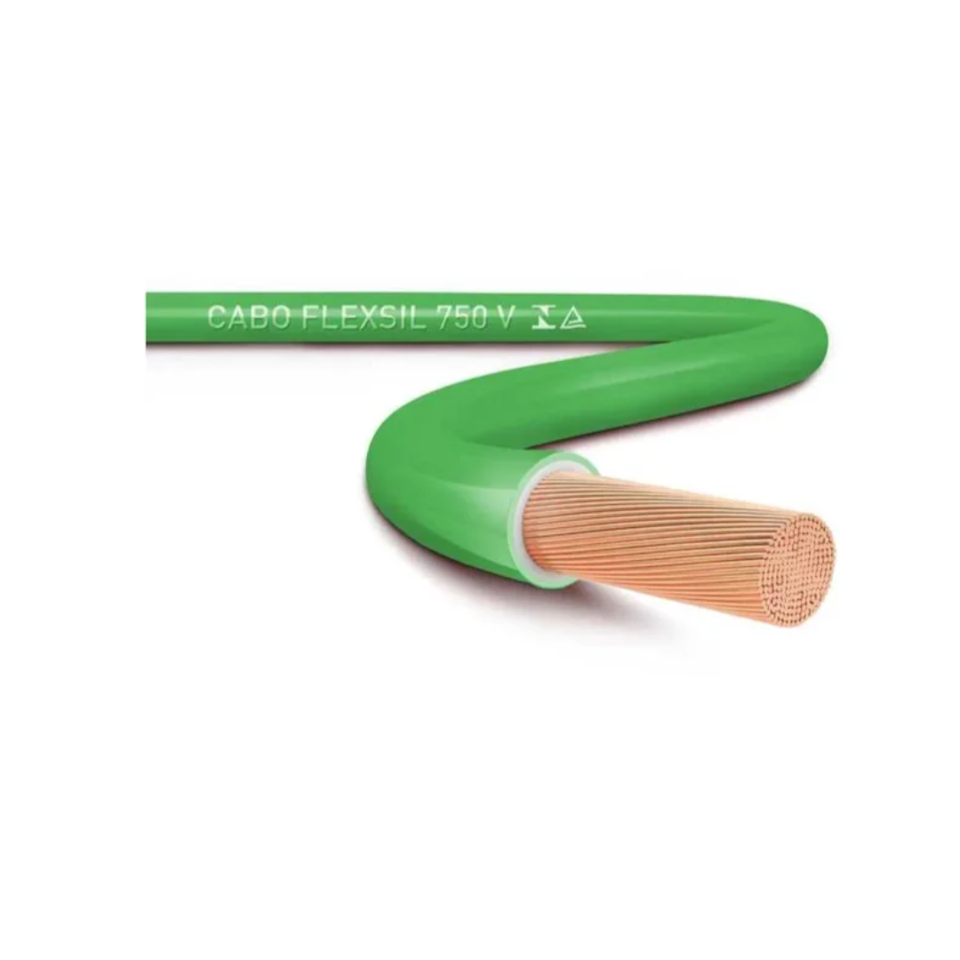 FIO CABINHO FLEX 1,00 MM2 EM METRO VERDE 750V