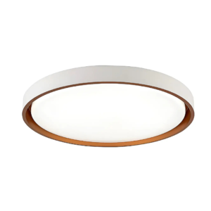 PLAFON LED MONTANA 41CM RED 24-48W 3000K A 6000K BRANCO DOURADO HEVVY