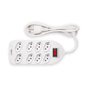FILTRO DE LINHA 8 TOMADAS BIVOLT EPE 1008+ BRANCO INTELBRAS