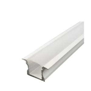 PERFIL PARA FITA DE LED 24X15MM BARRA 3M EMBUTIR BRANCO ITAMONTE