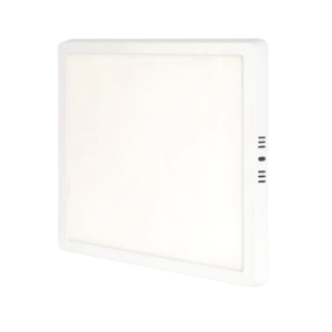 PAINEL LED HOME PP QUADRADO 30X30CM 24W SOBREPOR 6500K BRANCO LLUM