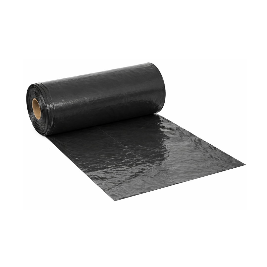 LONA PLÁSTICA PRETA 4M LEVE 7KG ROLO COM 50M (200M²)