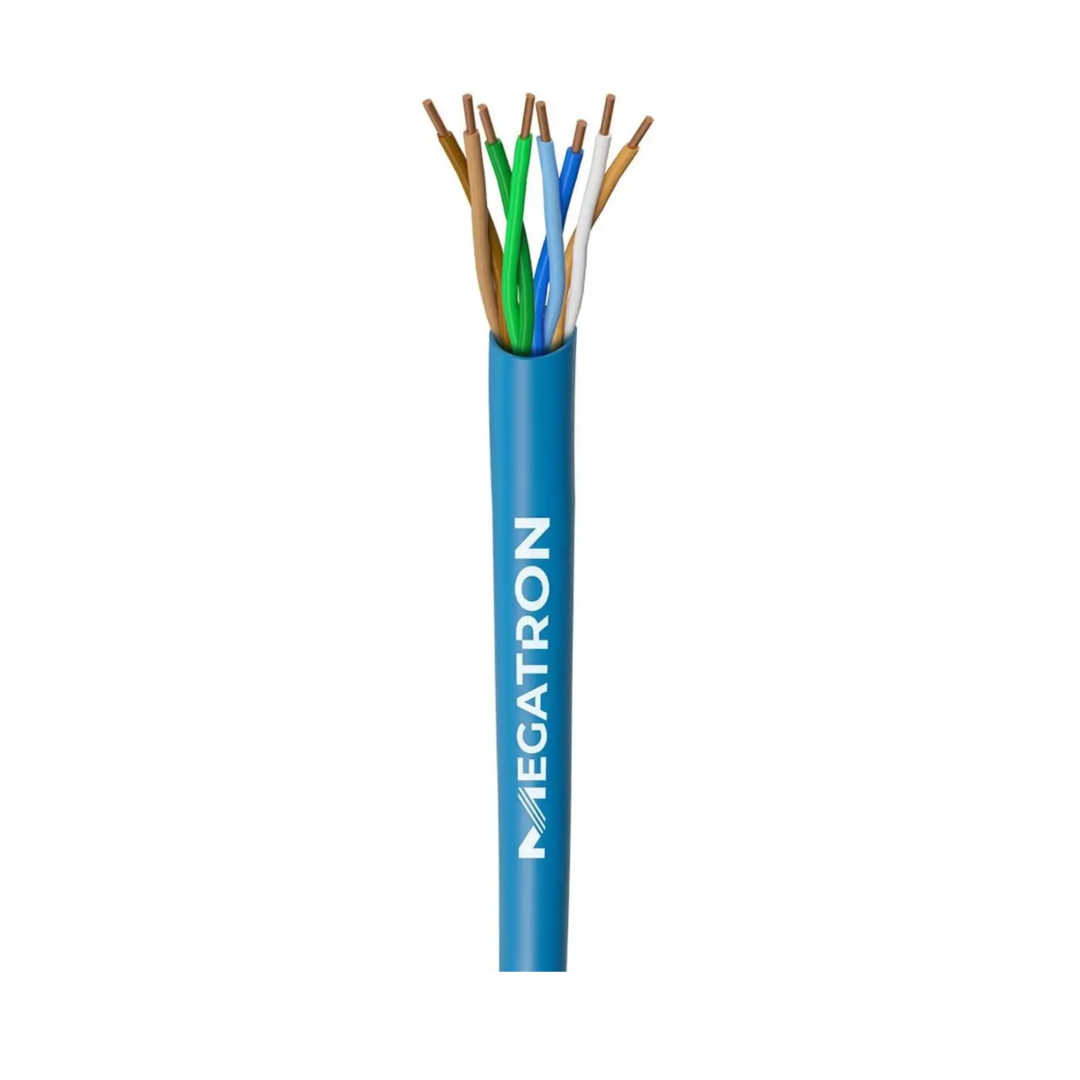 CABO REDE COM. DADOS UTP CAT 5 AZUL MEGATRON