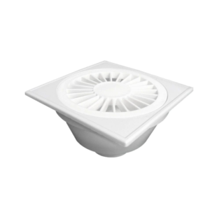 RALO SIFONADO 100X38X40MM QUADRADO BRANCO PLASTILIT