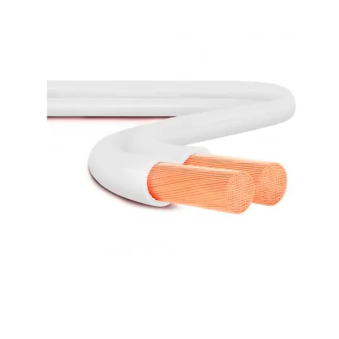 ROLO FIO PARALELO 2X2,5MM BRANCO 300V RCM