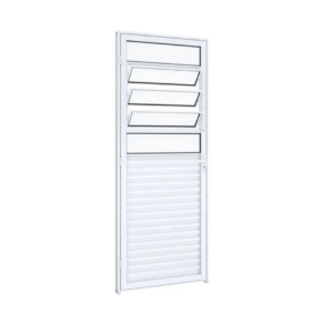PORTA GIRO AÇO MISTA BASCULANTE 215X85CM 1643.1 ESQUERDA RIOBRAS