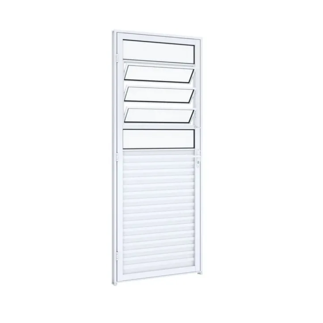 PORTA GIRO AÇO MISTA BASCULANTE 215X85CM 1643.1 ESQUERDA RIOBRAS