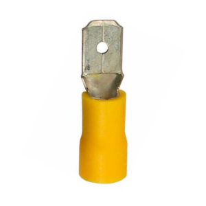 TERMINAL MACHO 4 A 6,0MM AMARELO COM 10 PEÇAS ROHDINA