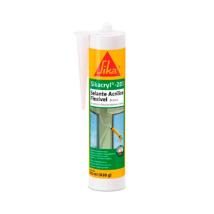 SELANTE ACRÍLICO FLEXÍVEL CT 280ML (430G) SIKACRYL