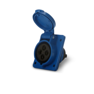 TOMADA EMBUTIR 4P 32A AZUL 200/240V (TES-4249) SOPRANO