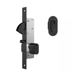 FECHADURA 901 ESPELHO PRETO FOSCO G PORTA CORRER 56108 STAM