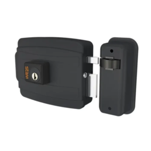 FECHADURA ELÉTRICA CILINDRO 40MM PRETO FOSCO 56327 STAM
