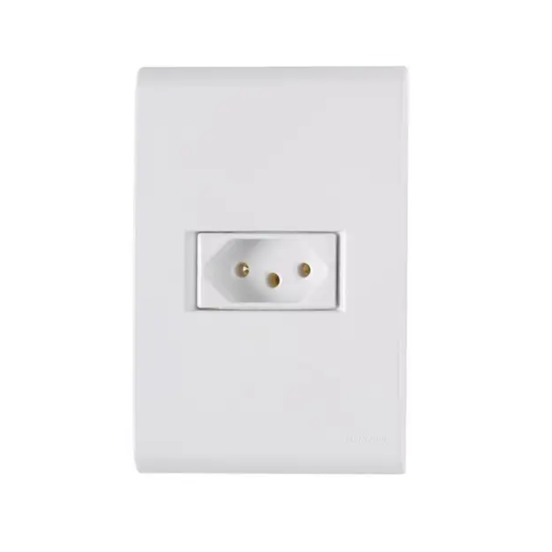 LIZ CONJUNTO TOMADA 2P+T 20A BRANCO TRAMONTINA