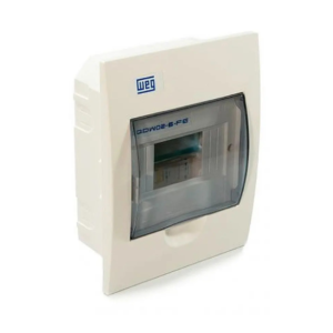 QUADRO DISTRIBUIÇÃO EMBUTIR QDW02-6 DISJUNTORES WEG