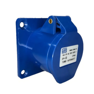 TOMADA PAINEL EMBUTIR 3P 6H 32A AZUL WEG